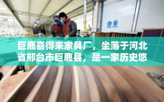巨鹿喜得来家具厂，坐落于河北省邢台市巨鹿县，是一家历史悠久、工艺精湛的家具制造企业，自1985年成立以来，便以传承与创新并重的理念，在传统家具领域内深耕细作，赢得了市场的广泛认可与好评。