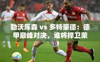 德甲巅峰对决，勒沃库森 vs 多特蒙德，谁将捍卫荣耀？