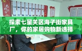 探索七星关区海子街家具厂，你的家居购物新选择