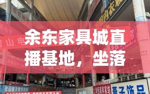 余东家具城直播基地，坐落于繁华的商业街区，是集展示、销售、直播于一体的现代化家具购物新地标。该基地不仅为消费者提供了便捷的购物体验，也成为了众多家具品牌推广新品、互动消费者的热门平台。