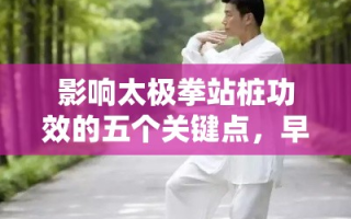 解锁太极拳站桩的五大关键点，助你早日受益！