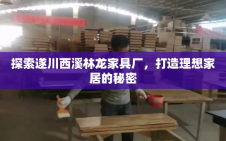 探索遂川西溪林龙家具厂，打造理想家居的秘密