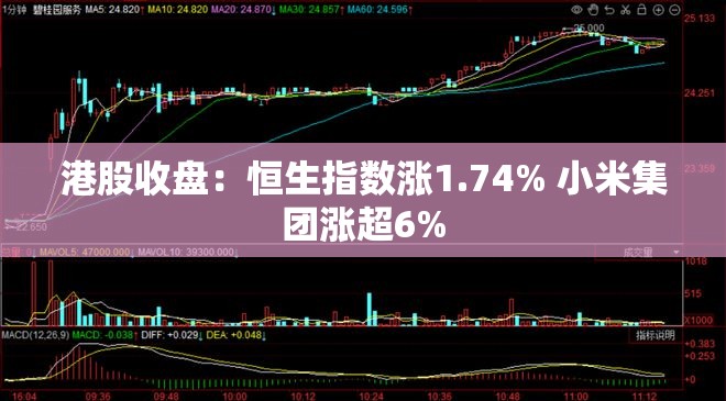 恒生指数大涨1.74%，小米集团领涨超6%-第2张图片-赛丽网