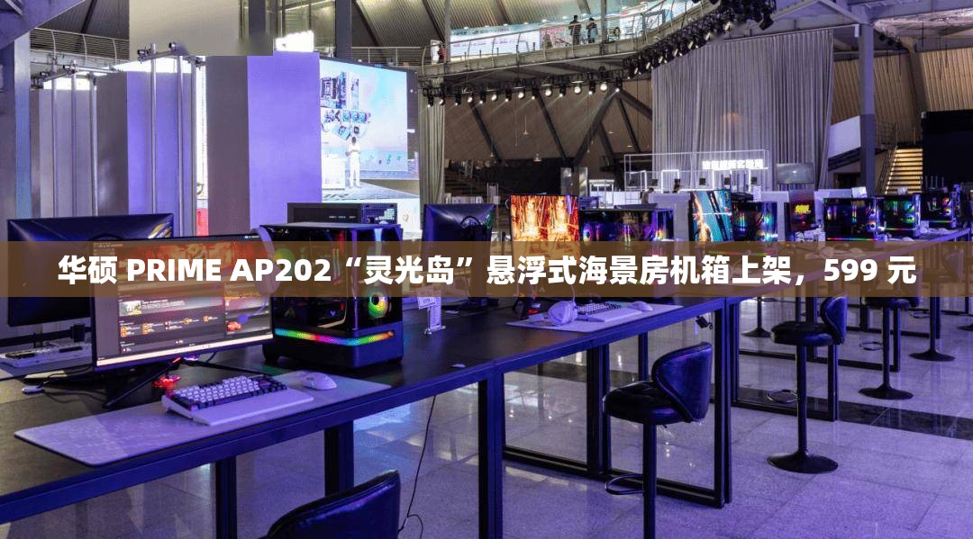 华硕 PRIME AP202灵光岛悬浮式海景房机箱，599元起航-第1张图片-赛丽网