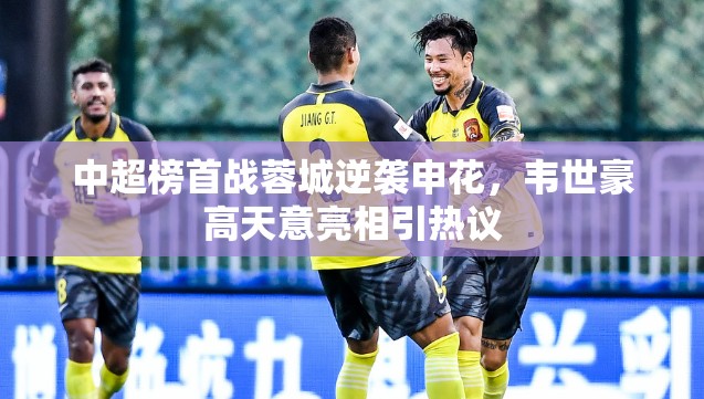韦世豪高天意闪耀登场，蓉城逆袭申花，中超榜首之战的精彩瞬间-第2张图片-赛丽网