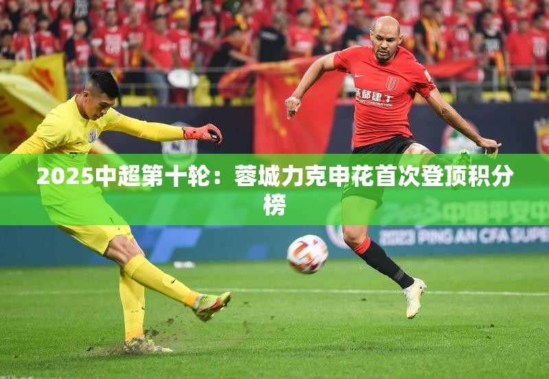 蓉城首登顶，2025中超第十轮力克申花-第1张图片-赛丽网