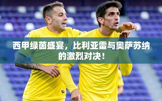 西甲绿茵盛宴，比利亚雷与奥萨苏纳的激烈对决！-第2张图片-赛丽网
