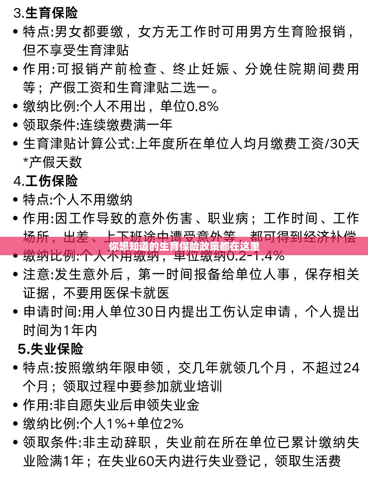 全面解析，生育保险政策详解-第1张图片-赛丽网