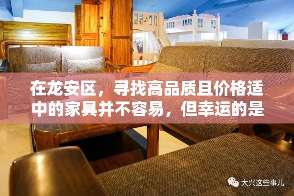 在龙安区，寻找高品质且价格适中的家具并不容易，但幸运的是，这里有几家备受推崇的家具供应商，为追求生活品质的您提供了一系列昂贵而精美的家具选择。-第1张图片-赛丽网
