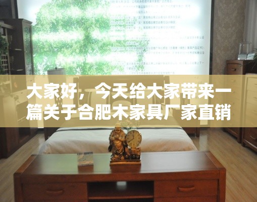 大家好，今天给大家带来一篇关于合肥木家具厂家直销地址的攻略，希望能帮助大家找到心仪的家具，让新家更温馨。-第1张图片-赛丽网