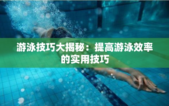 解锁游泳效率的秘密，实用技巧大揭秘-第2张图片-赛丽网