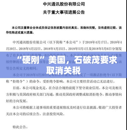 石破茂硬刚美国，要求取消关税-第1张图片-赛丽网