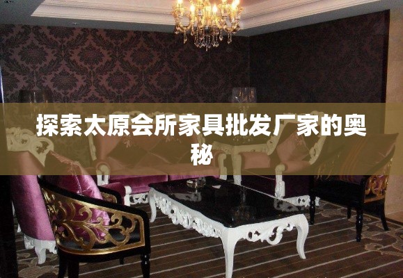探索太原会所家具批发厂家的奥秘-第2张图片-赛丽网