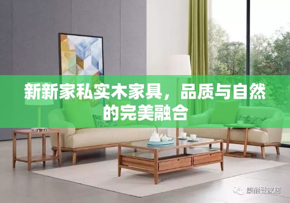 新新家私实木家具，品质与自然的完美融合-第1张图片-赛丽网